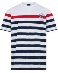 Paul & Shark - Striped Short-Sleeve T-Shirt - Lyst