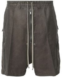 Rick Owens - Heizer Zip-Detail Shorts - Lyst