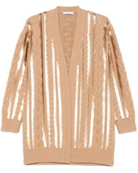 Max Mara - Mirco Sequined Wool And Cashmere Cardigan - Lyst
