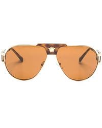 Versace - Special Project Pilot-Frame Sunglasses - Lyst