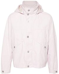 Stone Island - Linnen Jack Met Capuchon - Lyst