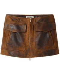 Miu Miu - Mini-Rok Met Klepzak - Lyst