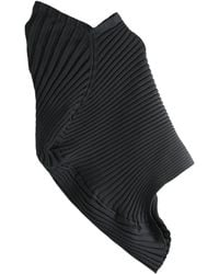 Issey Miyake - Pleated Asymmetric Skirt - Lyst