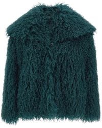 Kaos - Abrigo Curly De Pelo Artificial - Lyst