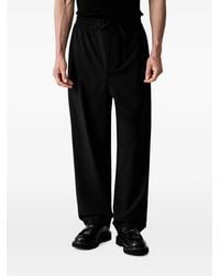 KENZO - Drawstring Elasticated-Waist Trousers - Lyst