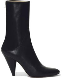 Proenza Schouler - Cone 85mm Leather Ankle Boots - Lyst