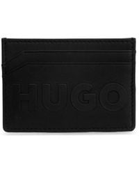 HUGO - Tyler Logo-embossed Card Holder - Lyst