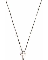 DSquared² - Cross Pendant Necklace - Lyst