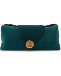 Versace - Vivian Suede Clutch - Lyst