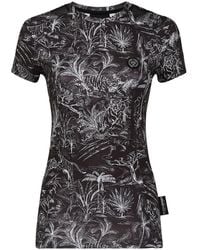 Philipp Plein - Graphic-Print Compression T-Shirt - Lyst