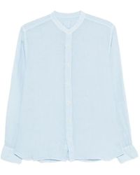 120% Lino - Mandarin-Collar Slim-Fit Shirt - Lyst