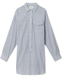 Isabel Marant - Loriane Striped Flap-Pocket Mini Dress - Lyst