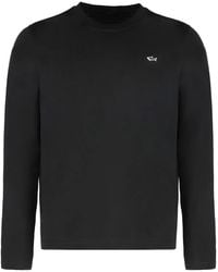 Paul & Shark - Logo-Embroidery Long-Sleeve T-Shirt - Lyst