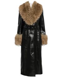 Stand Studio - Estella Faux Leather Coat - Lyst