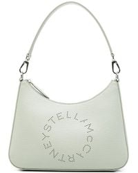 Stella McCartney - Logo-Perforated Shoulder Bag - Lyst