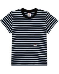 HOMMEGIRLS - X Fruit Of The Loom Striped Cotton T-Shirt - Lyst