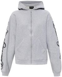 Balenciaga - Logo Zip-Up Hoodie - Lyst