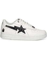 A Bathing Ape - Star-Crocodile Sneakers - Lyst