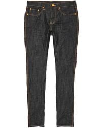 Purple Brand - Vaqueros skinny con costuras en contraste - Lyst