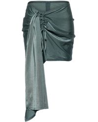 Pushbutton - Sash-embellished Mini Skirt - Lyst