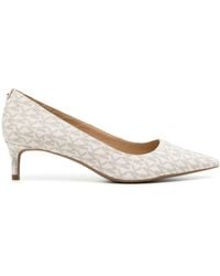 Michael Kors - Alina 50Mm Canvas Pumps - Lyst