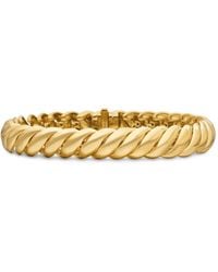 David Yurman - 18Kt Sculpted Cable Bracelet (8.5Mm) - Lyst