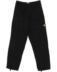Stone Island - Compass-Patch Cargo Pants - Lyst