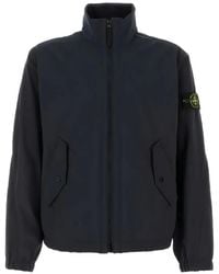 Stone Island - Veste À Col Montant - Lyst