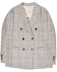 Montedoro - Double-Breasted Blazer - Lyst