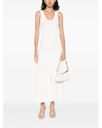 chinese dress ladies SANDRO DAY DREAM MAXI DRESS IN VISCOSE-KNIT MAXI DRESS