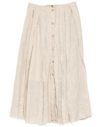 Forme D'expression - Plooirok Met Gerafelde Rand - Lyst