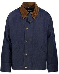 Barbour - Transport Denim Casual Jacket - Lyst