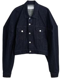 Viktor & Rolf - Veste En Jean À Poches Plaquées - Lyst