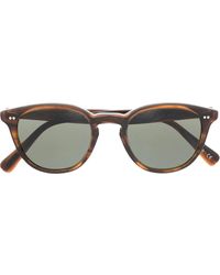 Oliver Peoples - Lunettes De Soleil À Monture Effet Écaille De Tortue - Lyst