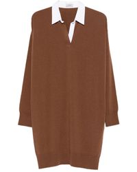 Mrz - Mini-Jurk Met V-Hals - Lyst