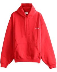 Vetements - Logo-Print Drawstring Hoodie - Lyst