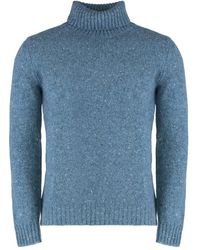 Moorer - Turtleneck Ribbed Sweater - Lyst