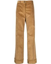 Miu Miu - Velluto Coste Chino Trousers - Lyst