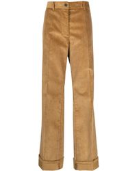 Miu Miu - Velluto Coste Chino Trousers - Lyst