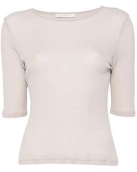 Amomento - Round-Neck T-Shirt - Lyst