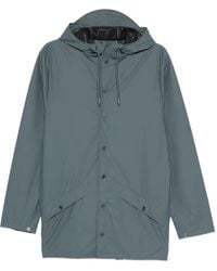 Rains - Snap-Button Hooded Raincoat - Lyst