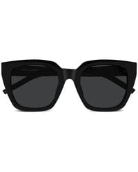 Saint Laurent - Square Frame Sunglasses - Lyst