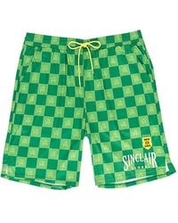 Sinclair - Pantalones cortos de deporte a cuadros - Lyst