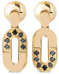 Officina Bernardi - 18Kt Dea Diamond Drop Earrings - Lyst