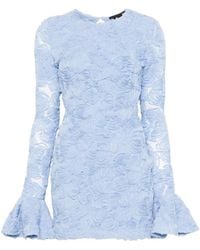 ROTATE BIRGER CHRISTENSEN - Flower Mesh Mini Dress - Lyst