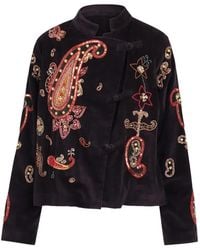 PHILIPPA 1970 - Angela Paisley-Embroidered Jacket - Lyst