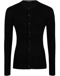 Dolce & Gabbana - Zijden Vest Met Lange Mouwen - Lyst