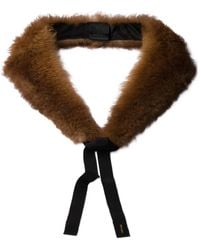Prada - Shearling Collar - Lyst