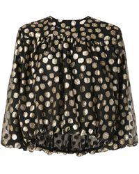 Calvin Klein Bestickte Bluse - Schwarz