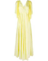 Forte Forte - Tulle-layered Pleated Maxi Dress - Lyst